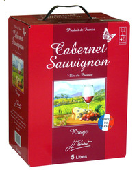 Miniature JL Parsat - Wine of France - Red Cabernet Sauvignon